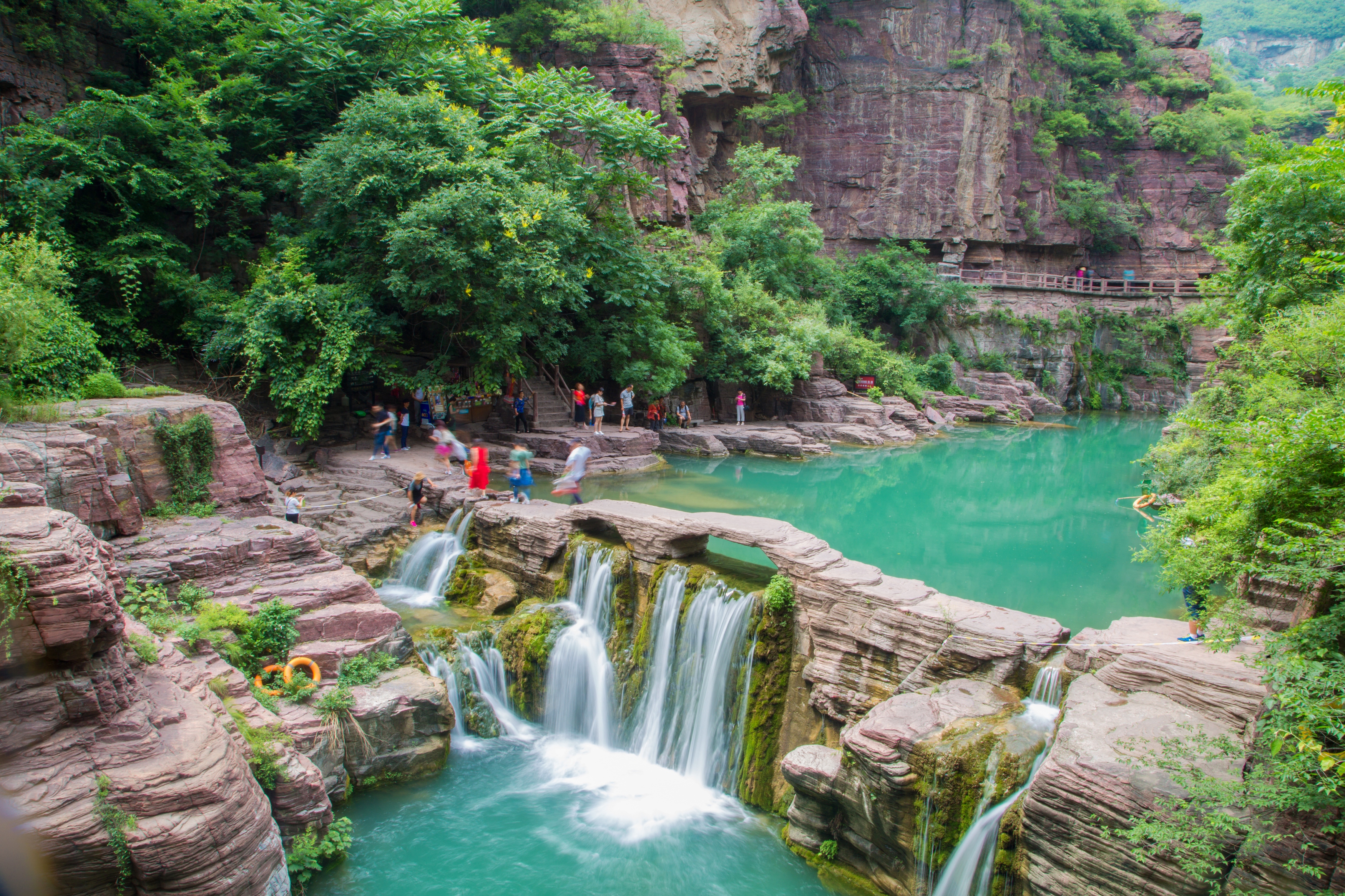 焦作云台山风景名胜区 红石峡 小寨沟 潭瀑峡 猕猴谷