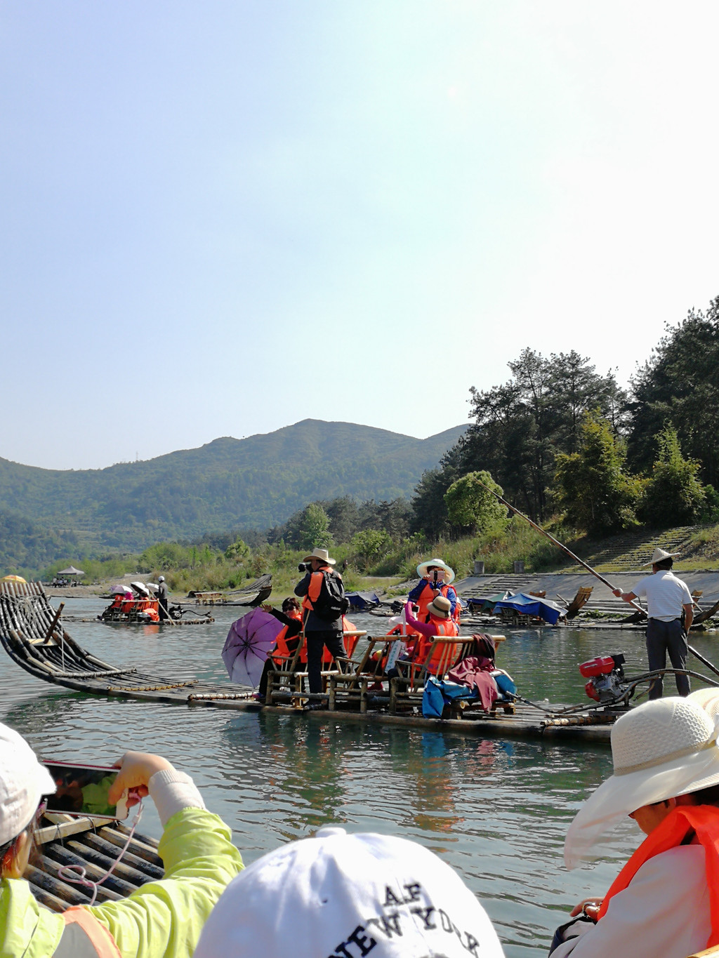楠溪江之旅一石桅岩景区和竹筏漂流