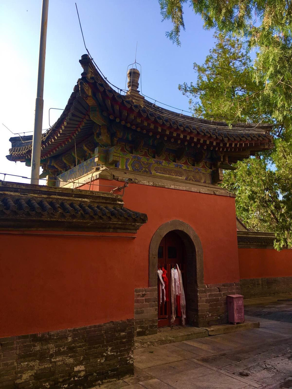 北京 初秋午后的白塔寺