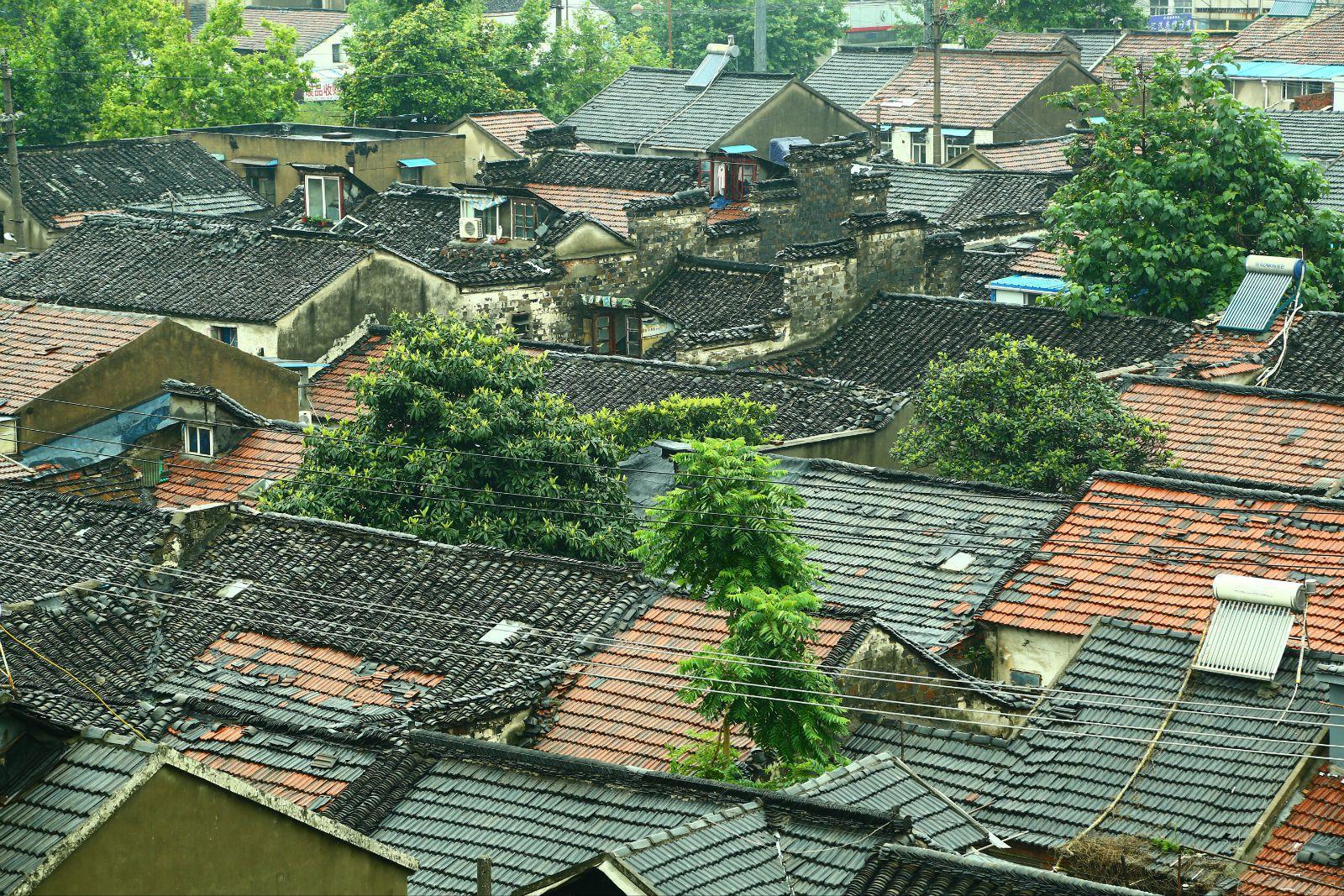 俯瞰南京老城区