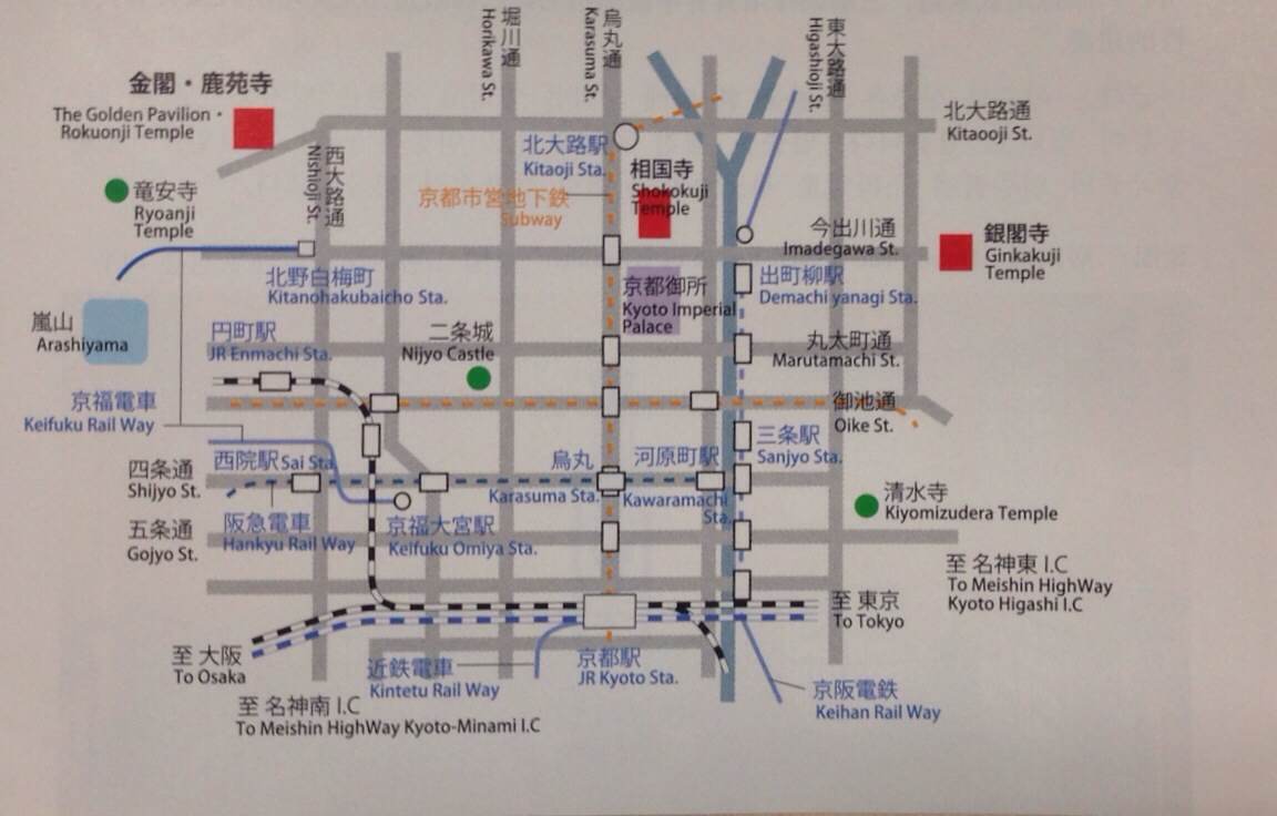 京都地图精简版图片