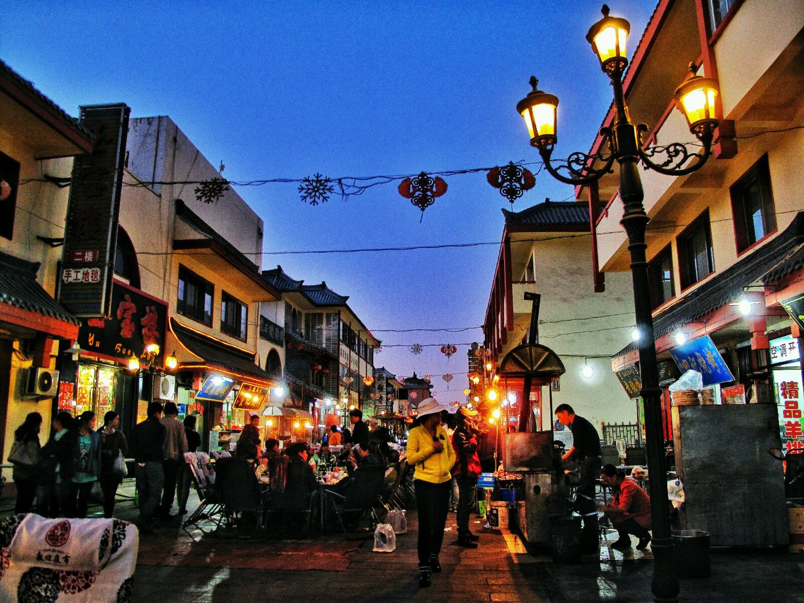 敦煌沙洲夜市