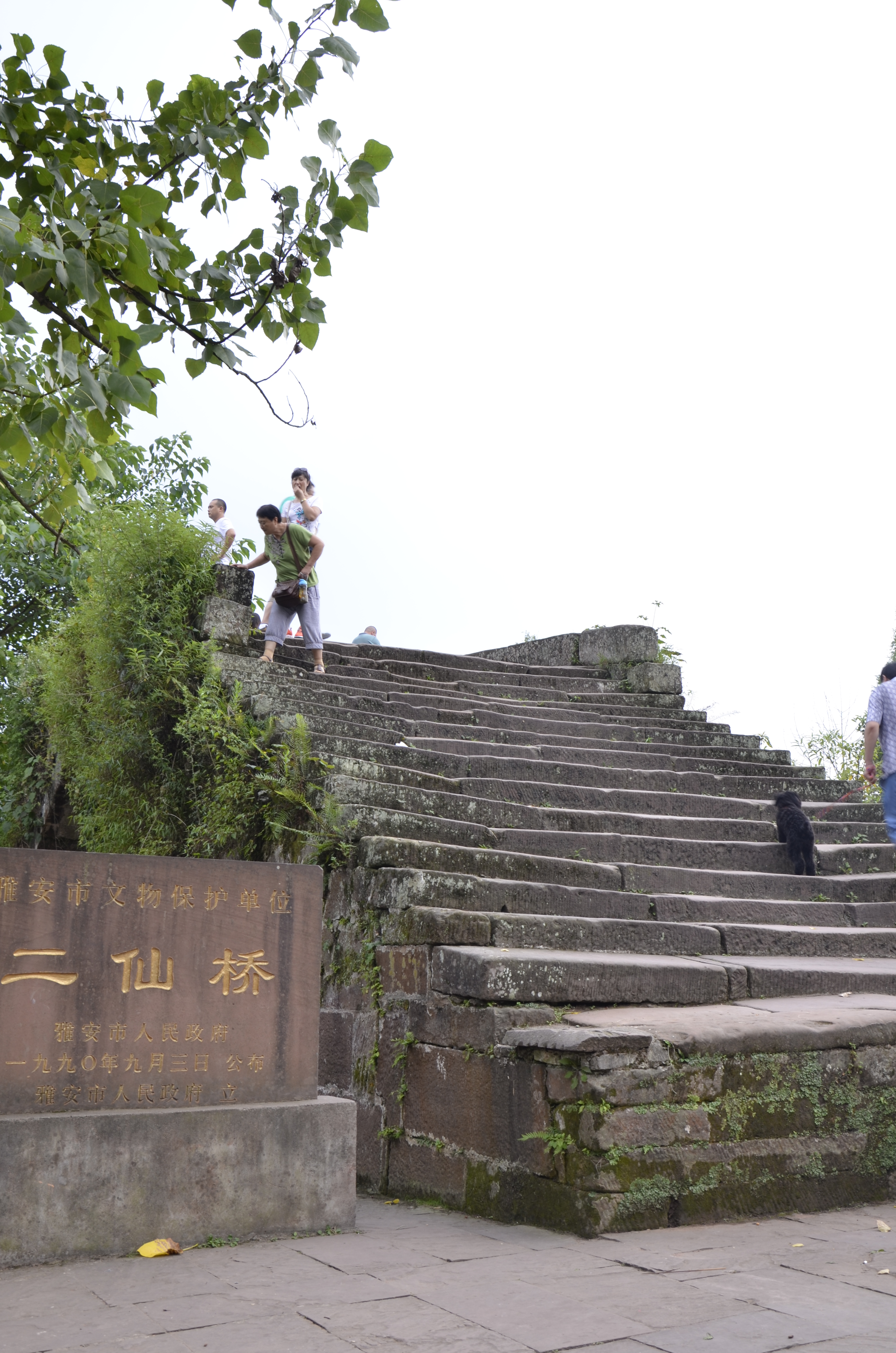 这是古镇上的一处文物遗址:二仙桥.