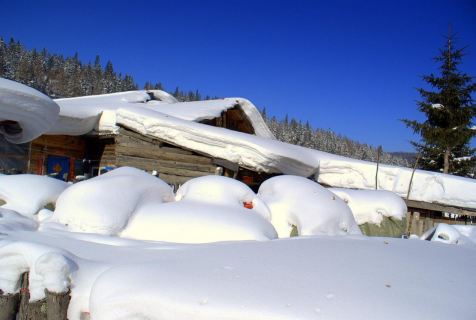 去雪的故乡赏雪景,冬季雪谷雪乡经典穿越三日