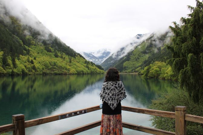 5月的九寨沟-带着父母一起旅游