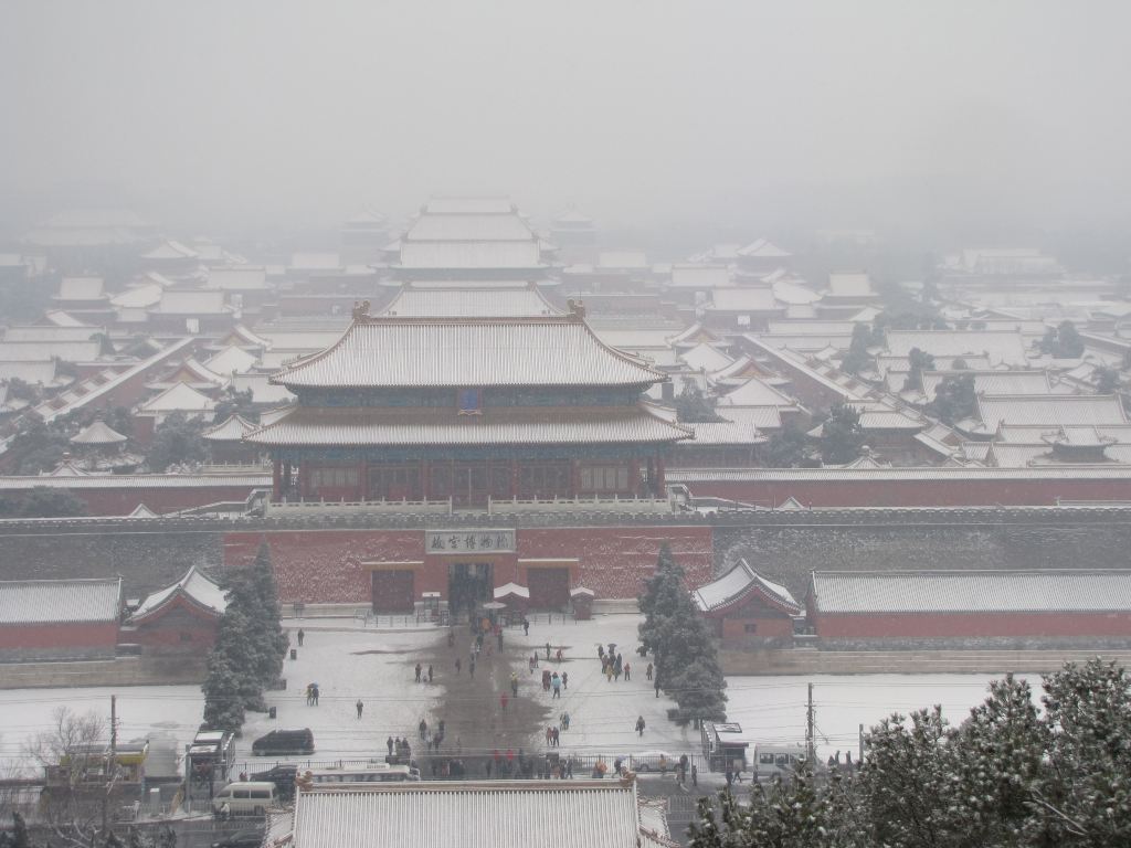 今年冬天北京无雪,奉献我保存的前二年四次雪景照片