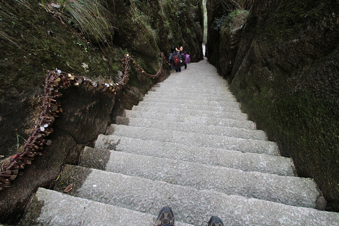 2014年4月末,最美三清山之行.