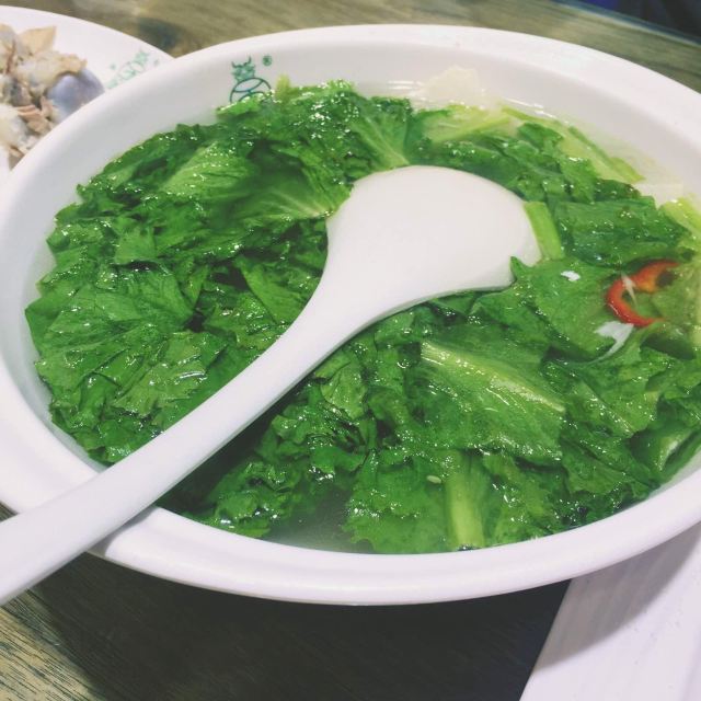 生菜炖豆腐图片