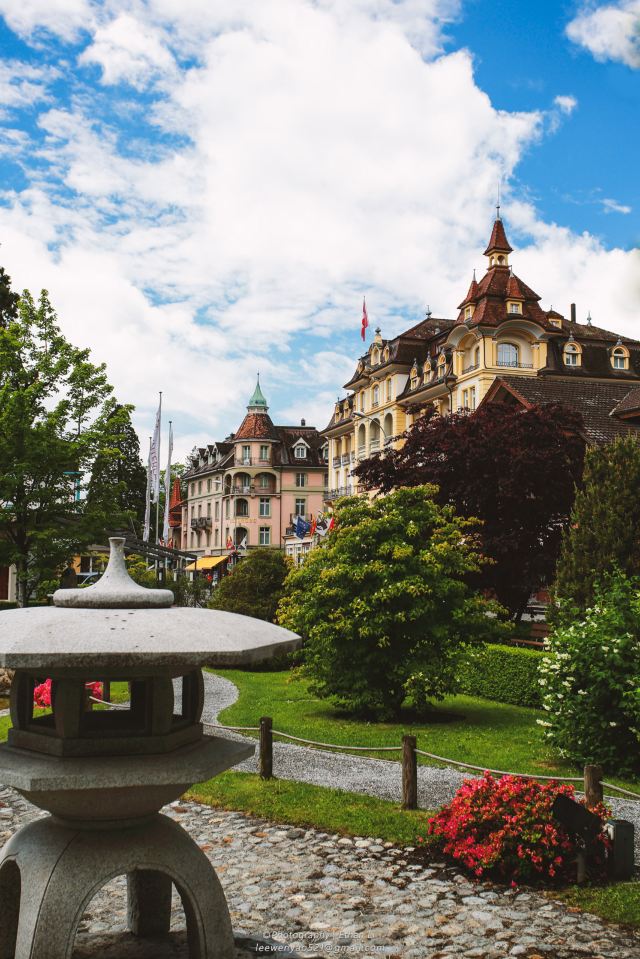 法国->瑞士->意大利->西班牙->希腊->土耳其因特拉肯的标志性建筑--因