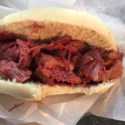 牛肉夹馍,屌啊,吃了一天 西羊市