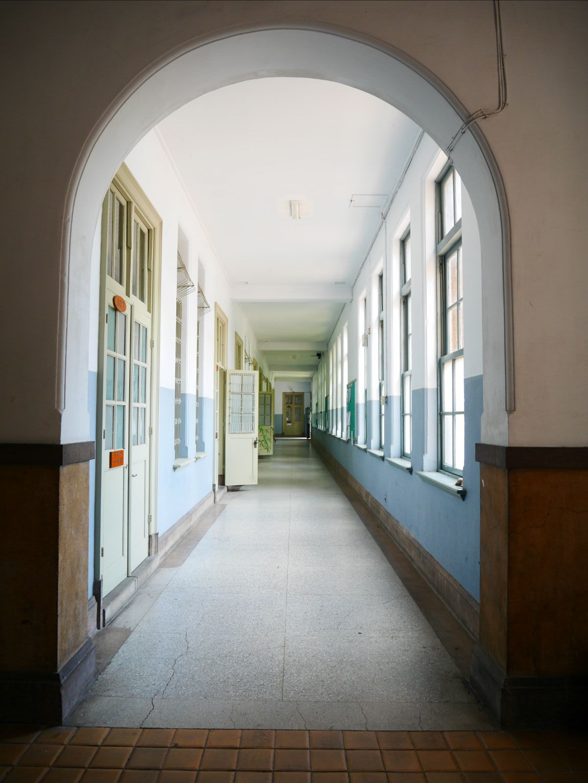 教学楼走廊 国立台湾大学