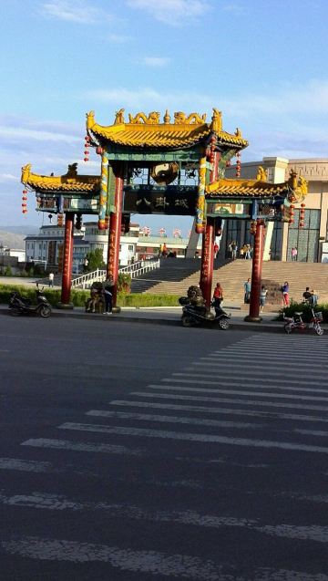 从草原石人景区出来,直奔特克斯一环.