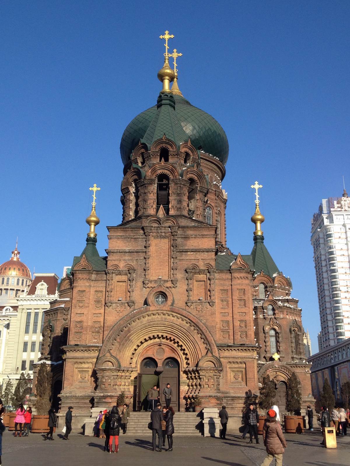 圣索菲亚大教堂是哈尔滨地标性建筑,是原俄国远东地区现存最大的东正