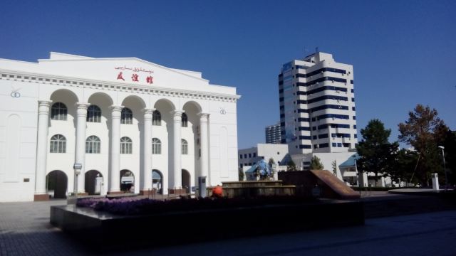 克拉玛依的人民广场