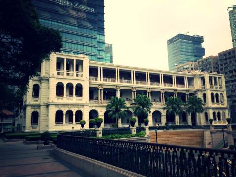 前香港水警总部,维多利亚风格建筑,现为购物中心.