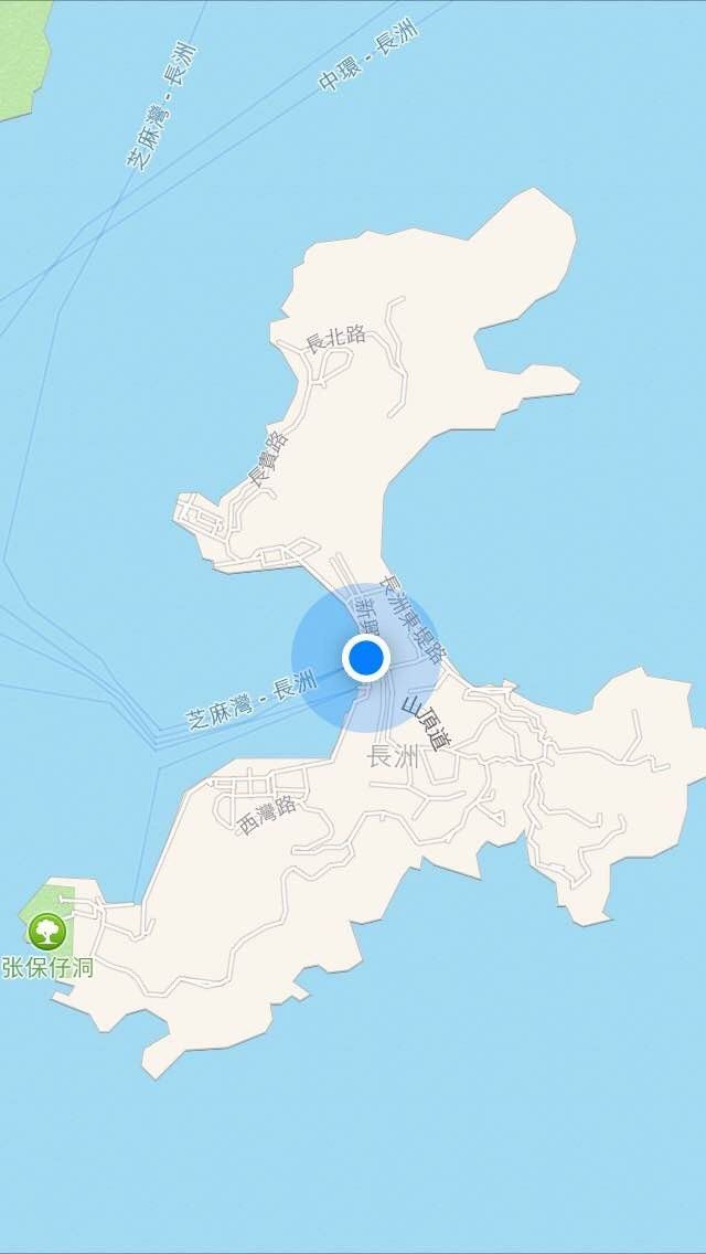 長洲島,大嶼山附近的一個離島 中環渡輪碼頭