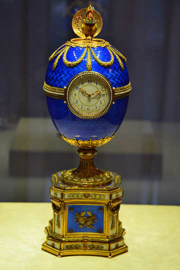 第21枚彩蛋:1900年,沙皇布谷鸟彩蛋,cockerel egg