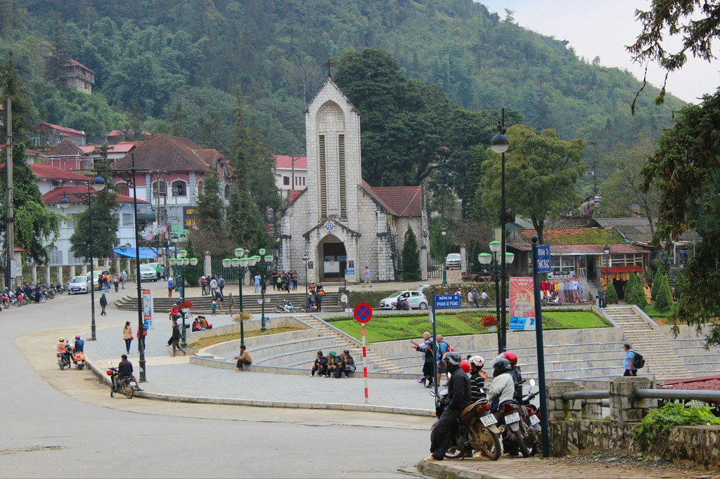 亚洲 越南 老街省 沙巴县城