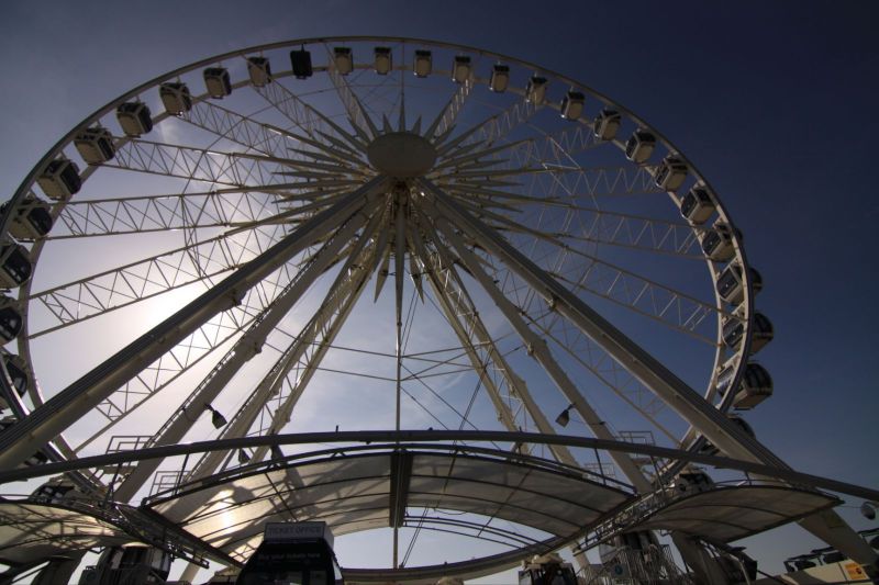 布莱顿摩天轮,名字很大气,摩天轮很小. 布莱顿摩天轮