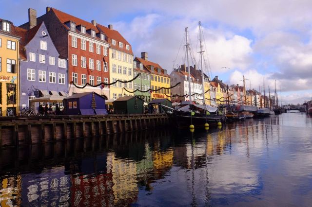 格陵兰的极光挪威的蟹