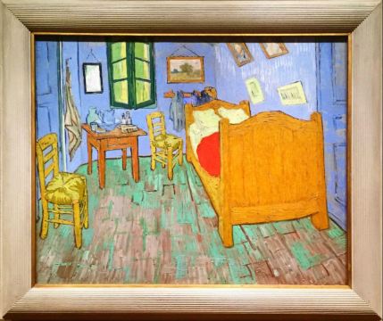 梵高很有名的画bedroom(卧室)