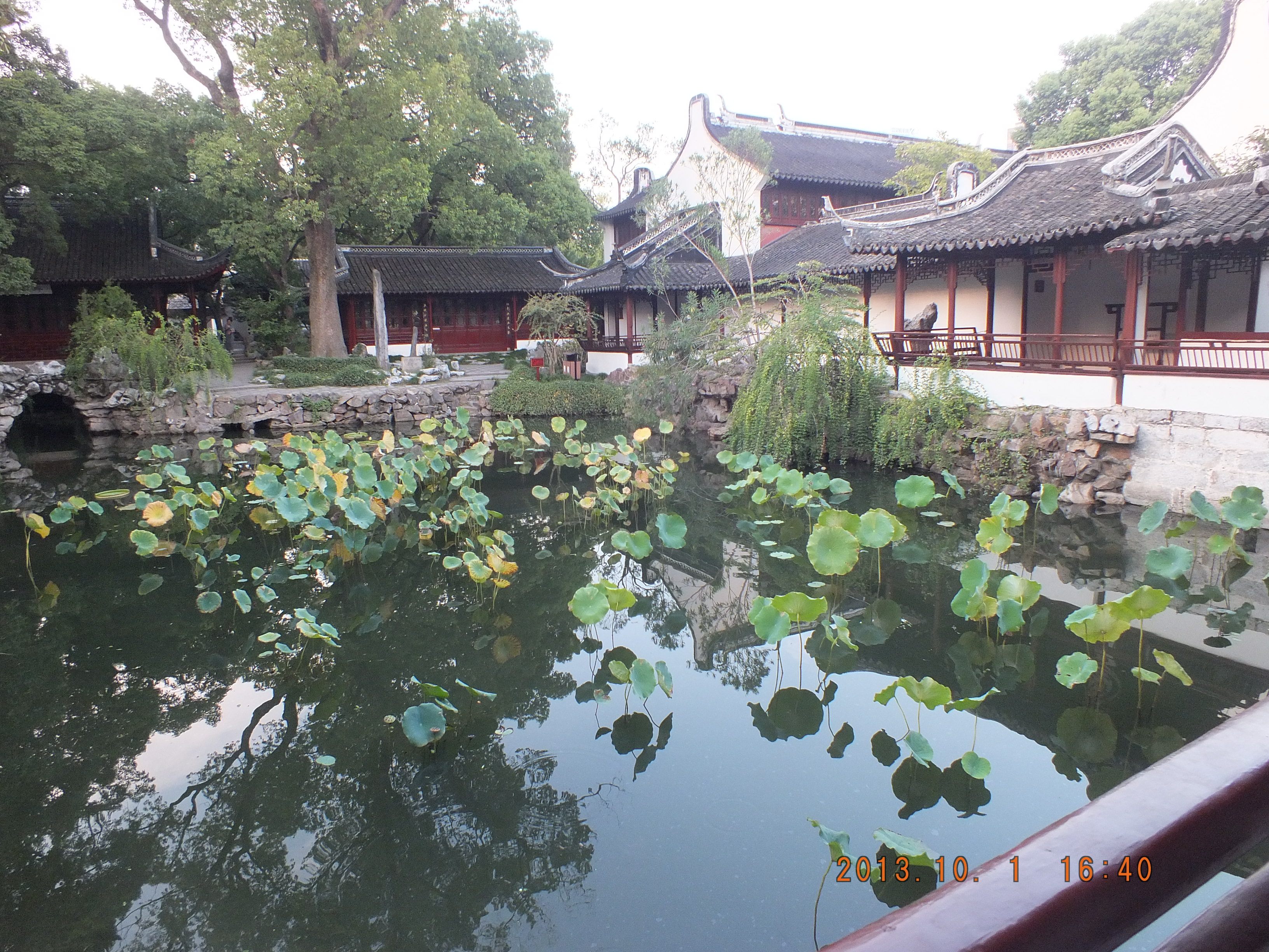 柱颊山房(是明代雕花厅 醉白池内院古迹地带