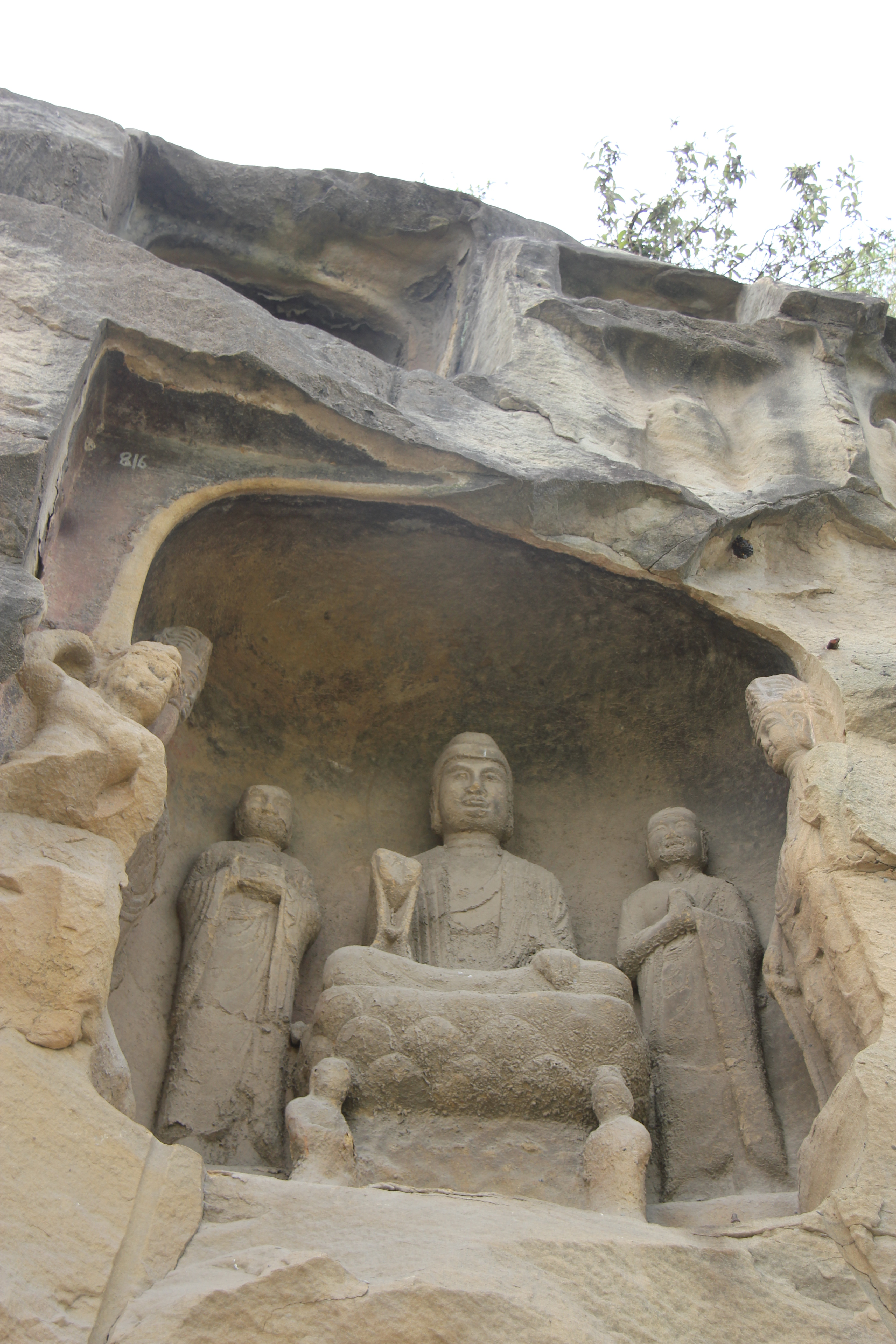 千佛崖摩崖造像 千佛崖