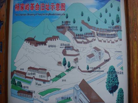 杨家岭示意图