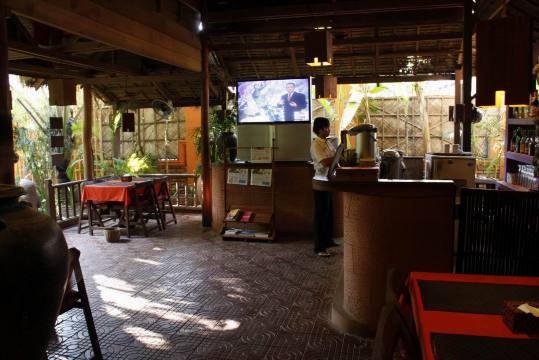 很有情调的餐厅 柬埔寨