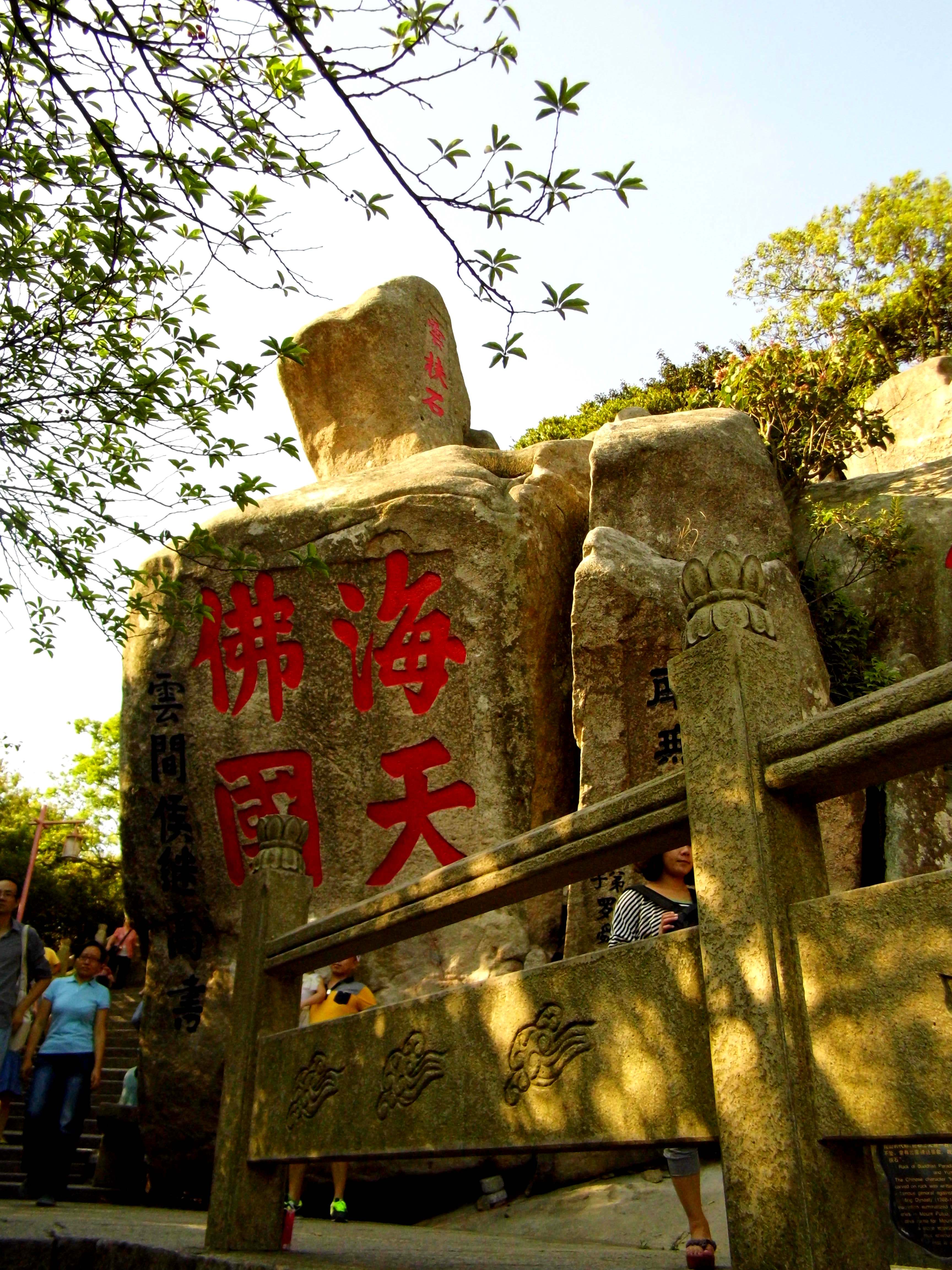 塔影荷风普陀山