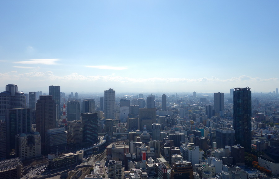 梅田空中大厦俯瞰大阪