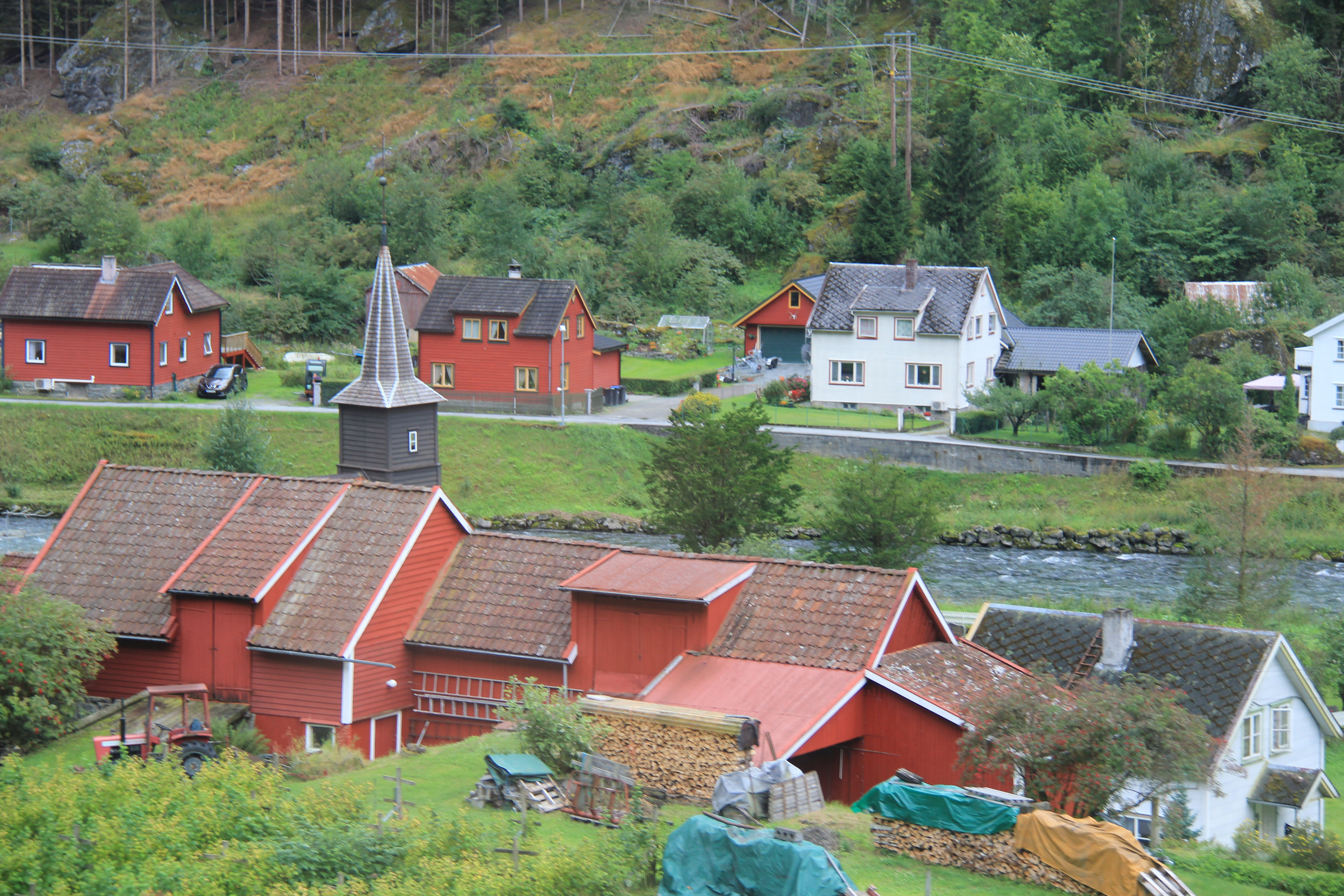 挪威弗洛姆小镇图片